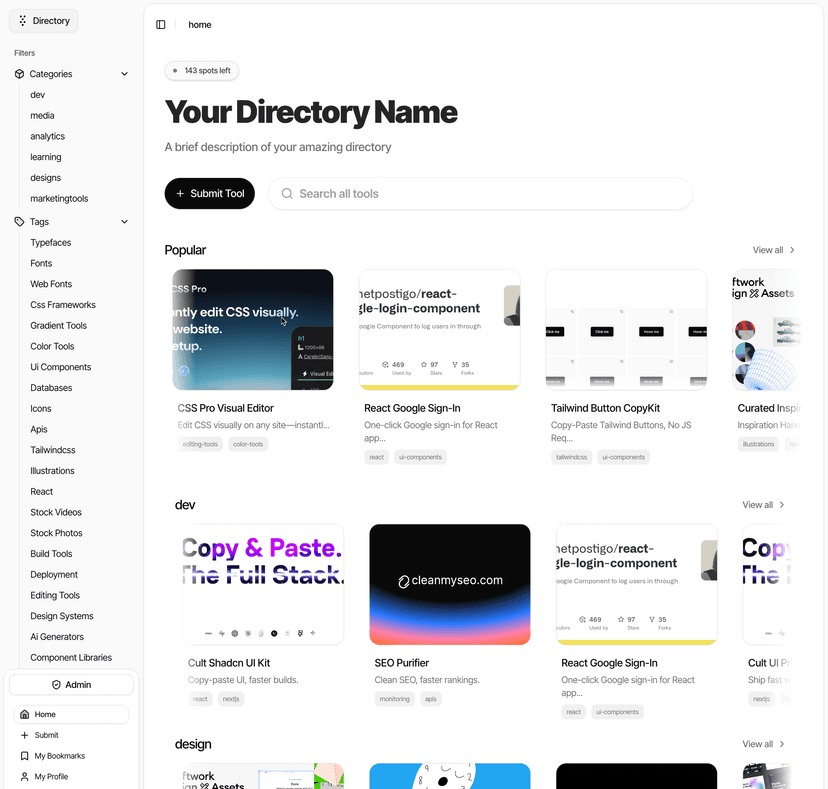 Directory v2.0