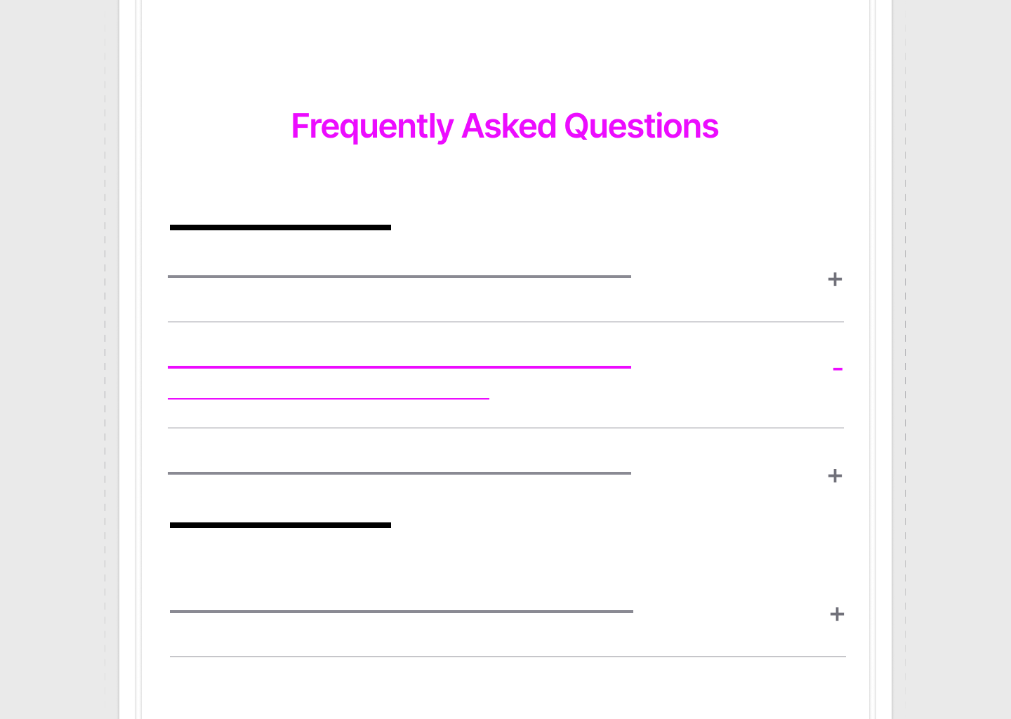 FAQ