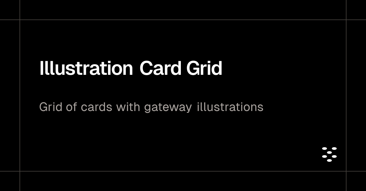 Illustration Card Grid