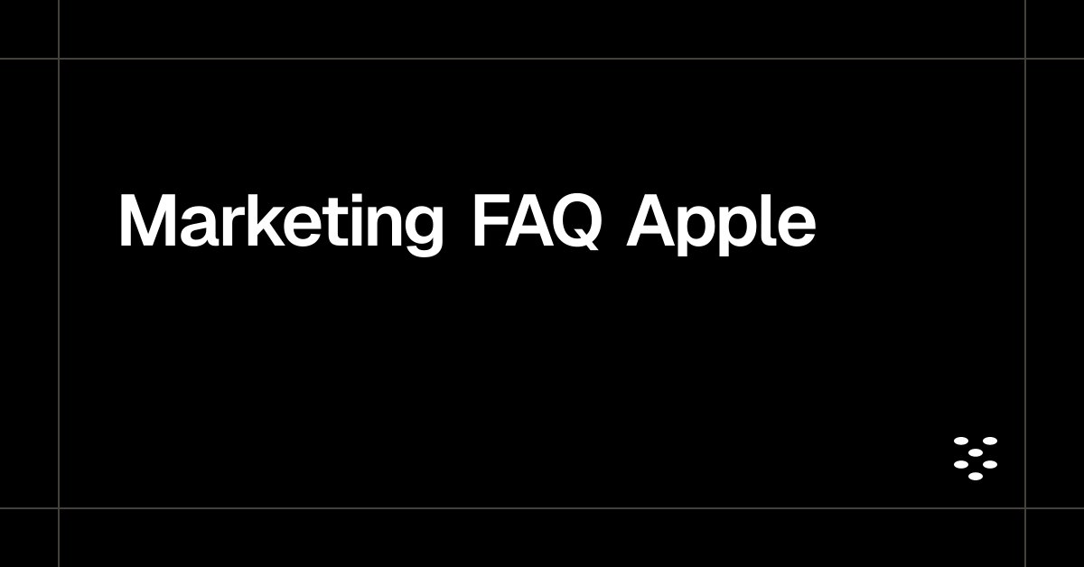 Marketing FAQ Apple | UI Section | cult ui/pro