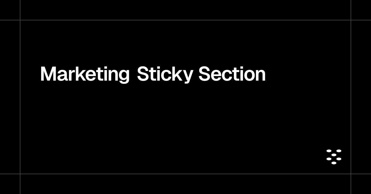 Marketing Sticky Section | UI Section | cult ui/pro